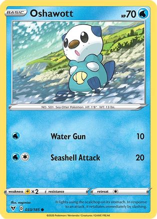 Oshawott 033  SWSH04 Vivid Voltage - Common