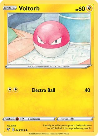 Voltorb 045  SWSH04 Vivid Voltage - Common