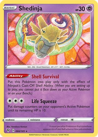 Shedinja 066  SWSH04 Vivid Voltage - Rare