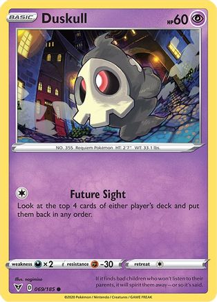 Duskull 069  SWSH04 Vivid Voltage - Common