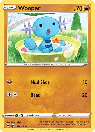 Wooper 083  SWSH04 Vivid Voltage - Common