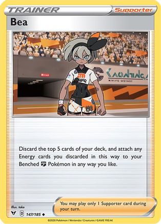 Bea 147  - Reverse Holofoil SWSH04 Vivid Voltage - Uncommon