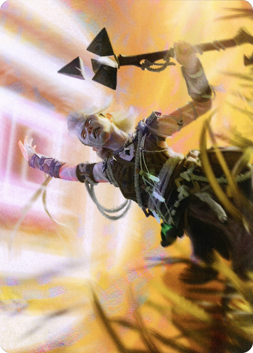 Kor Celebrant // Kor Celebrant (AZNR-041) - Zendikar Rising Art Series (Borderless) Foil