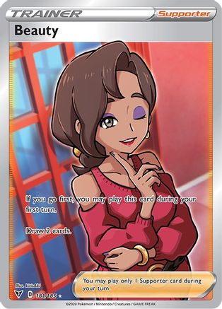 Beauty (Full Art) 181  - Holofoil SWSH04 Vivid Voltage - Ultra Rare