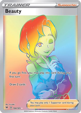 Beauty (Secret) 194  - Holofoil SWSH04 Vivid Voltage - Secret Rare