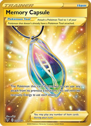 Memory Capsule (Secret) 202  - Holofoil SWSH04 Vivid Voltage - Secret Rare