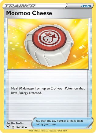 Moomoo Cheese 156  SWSH04 Vivid Voltage - Uncommon