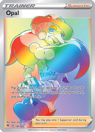 Opal (Secret) 197  - Holofoil SWSH04 Vivid Voltage - Secret Rare