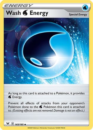 Wash Water Energy 165  - Reverse Holofoil SWSH04 Vivid Voltage - Uncommon