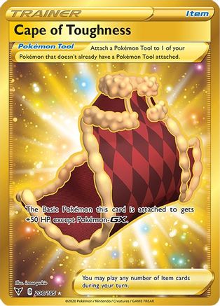 Cape of Toughness (Secret) 200  - Holofoil SWSH04 Vivid Voltage - Secret Rare