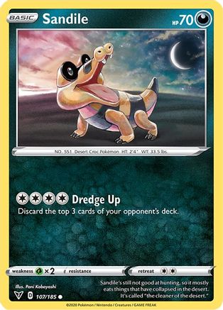 Sandile 107  SWSH04 Vivid Voltage - Common