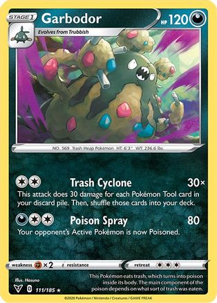 Garbodor 111  SWSH04 Vivid Voltage - Rare