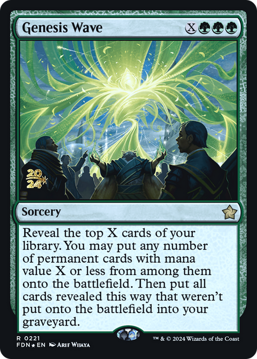 Genesis Wave (PRE-221S) - Prerelease Cards Foil