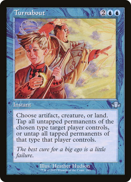 Turnabout (Retro Frame) (DMR-295) - Dominaria Remastered Foil