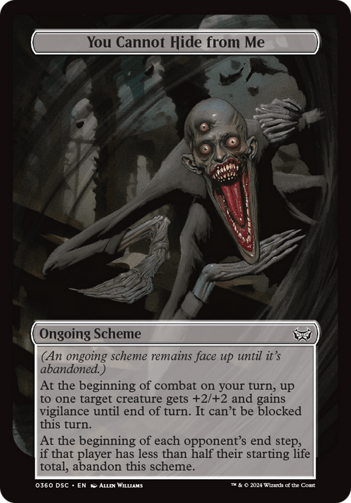 You Cannot Hide from Me (Full Art) (A:DSC-360) - Duskmourn: House of Horror Commander