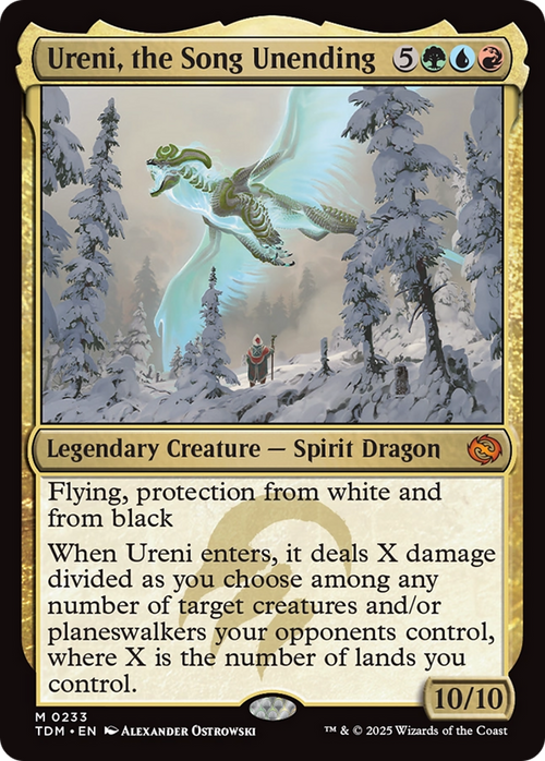 Ureni, the Song Unending (TDM-233) - Tarkir: Dragonstorm Foil