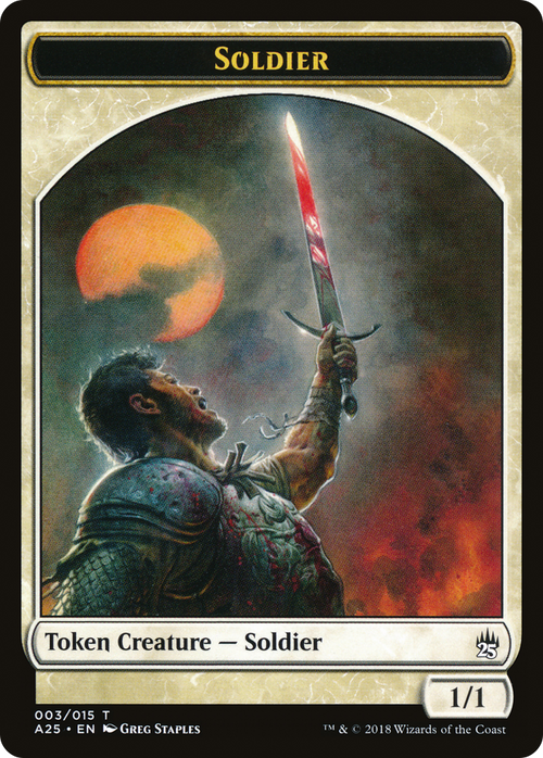 Soldier Token (003) (A25-003) - Masters 25 Tokens