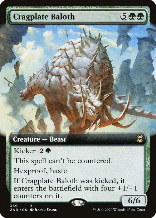 Cragplate Baloth (Extended Art) (ZNR-359) - Zendikar Rising: (Extended Art)