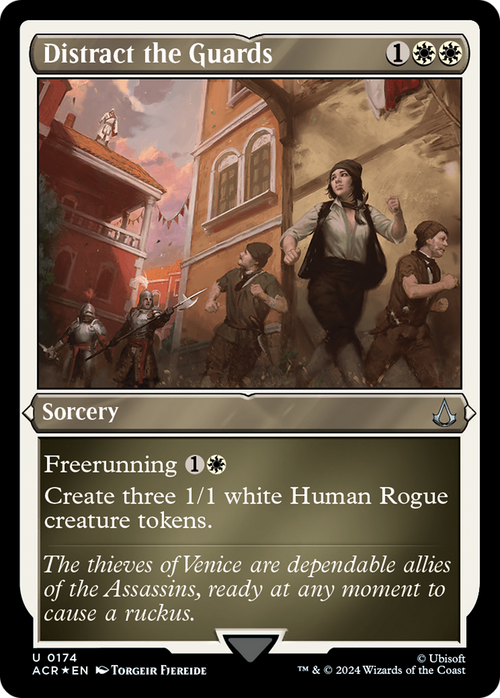 Distract the Guards (Foil Etched) (ACR-174) - Assassin's Creed Foil