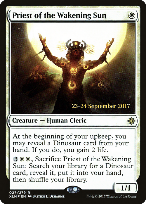 Priest of the Wakening Sun (PRE-27S) - Ixalan Promos Foil