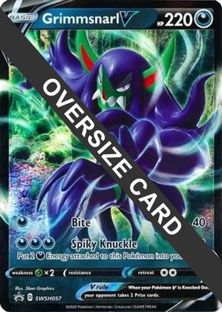 Grimmsnarl V - SWSH057  - Holofoil Jumbo Cards - Promo