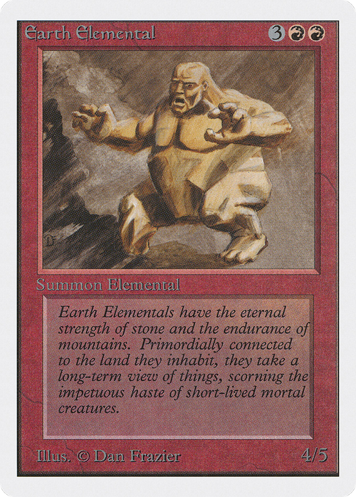 Earth Elemental (2ED-) - Unlimited Edition