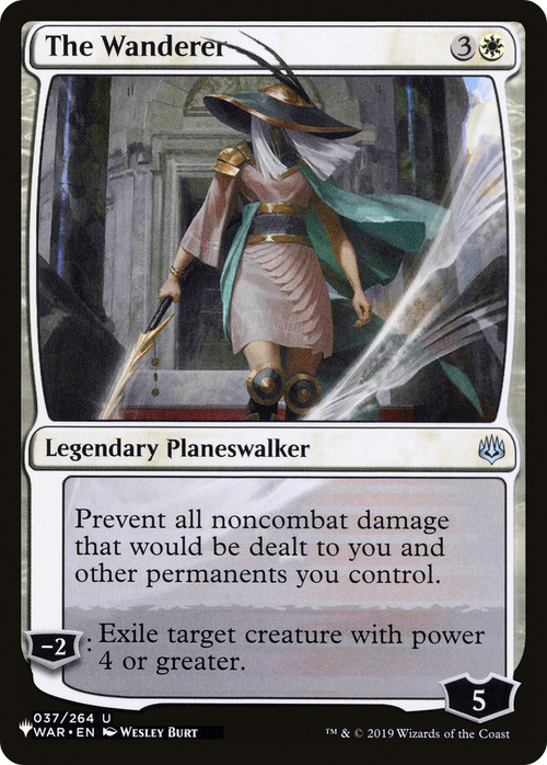 The Wanderer (LIST-WAR-37) - The List