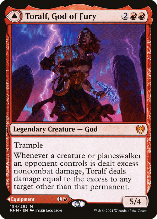 Toralf, God of Fury (KHM-154) - Kaldheim Foil