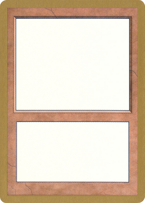 2000 World Championship Blank Card (WCD-) - World Championship Decks 2000
