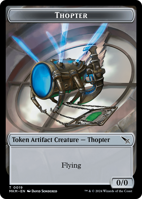 Thopter (TMKM-019) - Murders at Karlov Manor Tokens Foil
