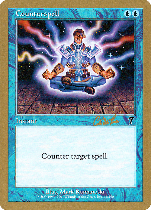 Counterspell - 2002 Carlos Romao (7ED) (WCD-) - World Championship Decks 2002