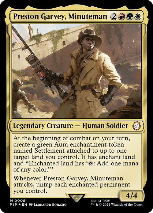 Preston Garvey, Minuteman (PIP-008) - Fallout Foil