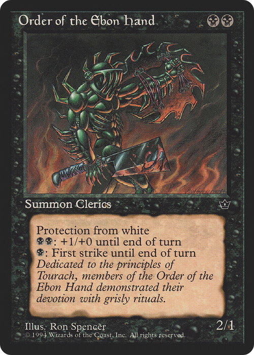 Order of the Ebon Hand (Spencer) (FEM-) - Fallen Empires