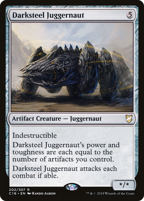 Darksteel Juggernaut (C18-202) - Commander 2018