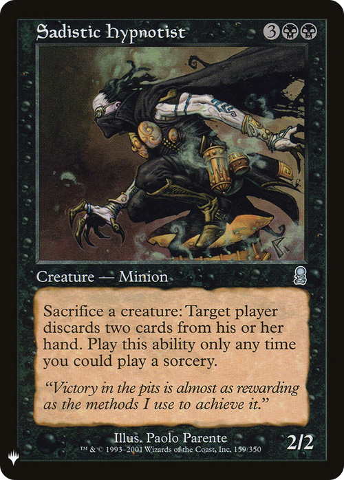 Sadistic Hypnotist (LIST-ODY-159) - The List