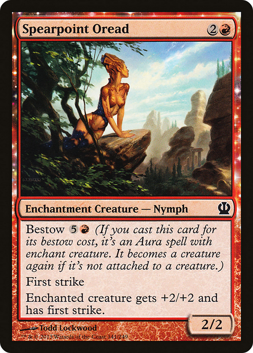 Spearpoint Oread (THS-141) - Theros: (enchantment)