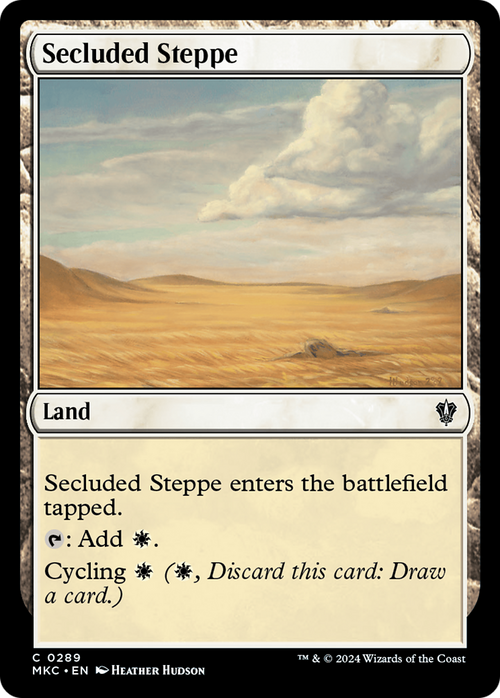 Secluded Steppe (MKC-289) - Murders at Karlov Manor Commander