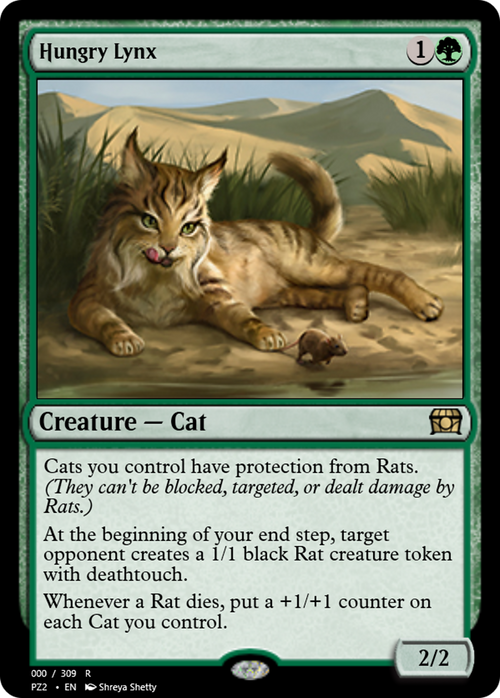 Hungry Lynx (PZ2-65711) - Treasure Chest Foil