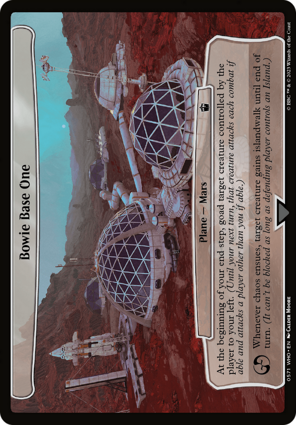 Bowie Base One (WHO-571) - Doctor Who