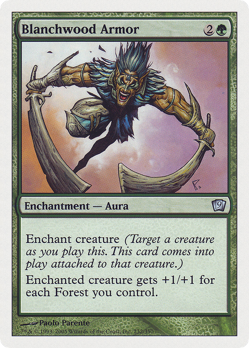 Blanchwood Armor (9ED-232) - 9th Edition Foil