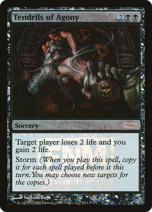 Tendrils of Agony (FNM-004) - Friday Night Magic 2008 Foil