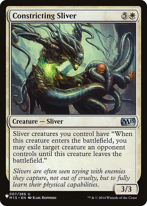 Constricting Sliver (LIST-007/269) - The List