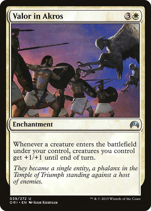 Valor in Akros (ORI-039) - Magic Origins