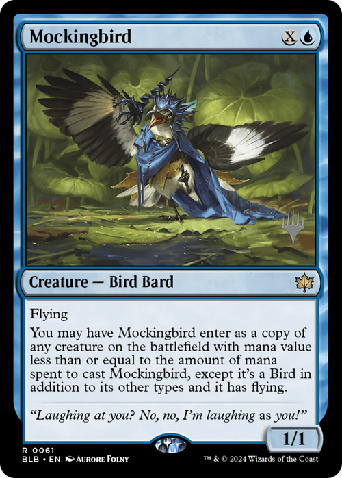 Mockingbird (PPBLB-061) - Bloomburrow Promos Foil