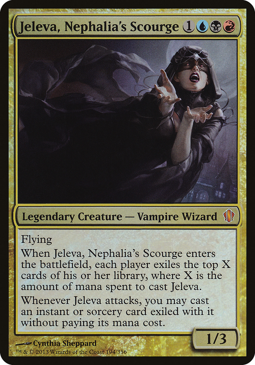 Jeleva, Nephalia's Scourge (Commander 2013) (OVER-194) - Commander 2013 Oversized Foil
