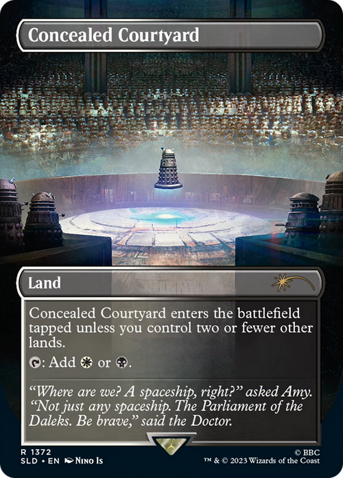 Concealed Courtyard (SLD-1372) - Secret Lair Drop (Borderless)
