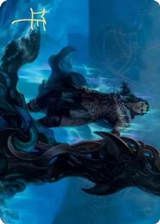Cosima, God of the Voyage Art Card (Gold-Stamped Signature) (ASKHM-012) - Art Series: Kaldheim