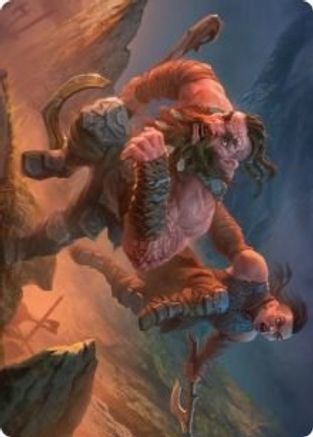 Dwarven Reinforcements Art Card (ASKHM-033) - Art Series: Kaldheim