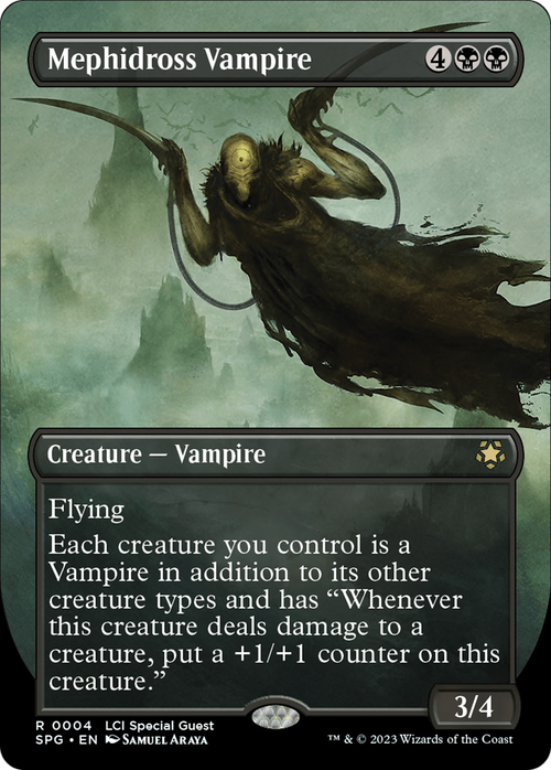 Mephidross Vampire (Borderless) (SPG-004) - Special Guests Foil