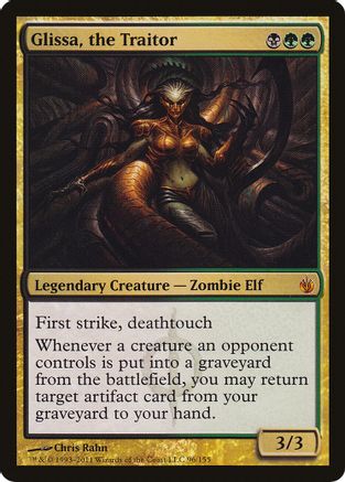 Glissa, the Traitor (Mirrodin Besieged) (OVER-096) - Oversize Cards